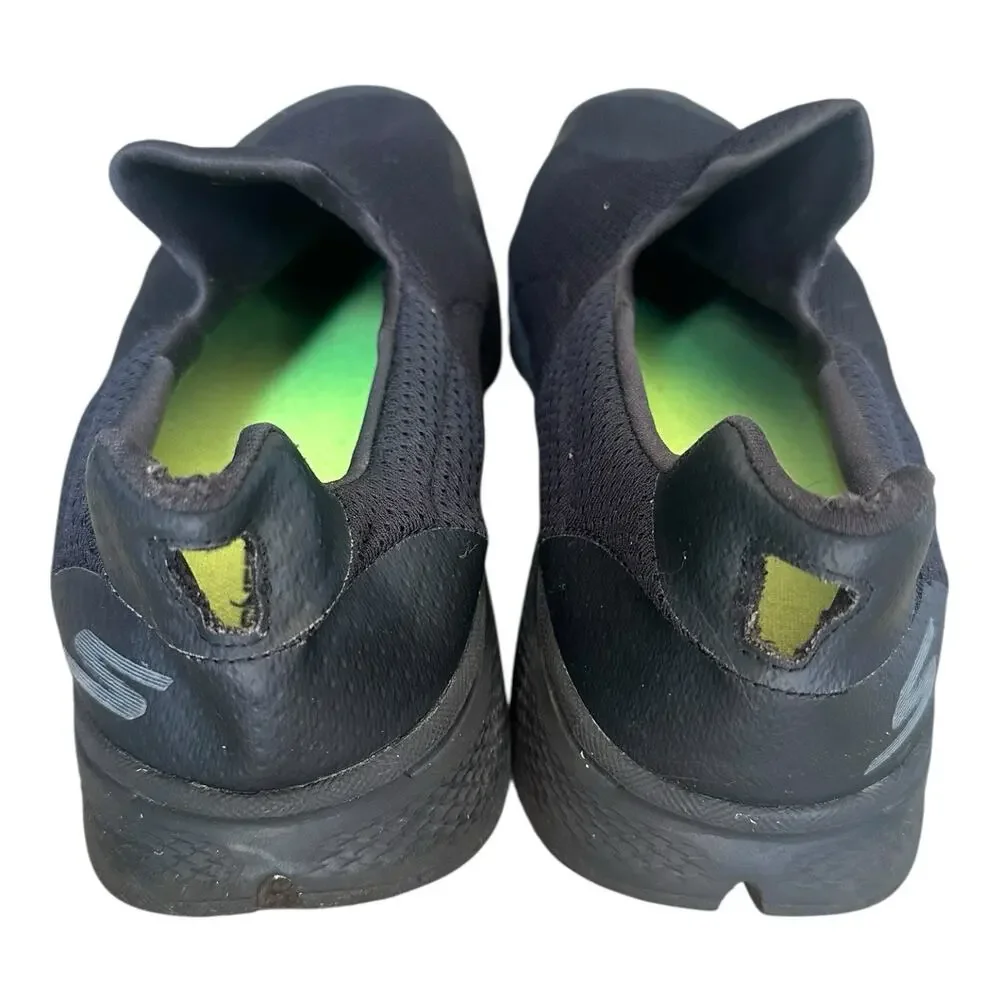 Skechers Go Walk 4 Goga Max Black Slip On Shoes 54152 Size 9.5 Men’s Black BBK